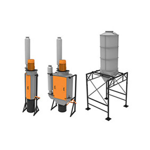 Dust collector with cyclone extractor 6 Scries
