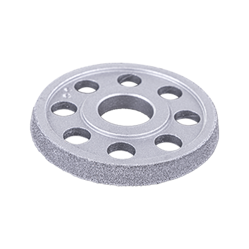 Rubber cutting wheel